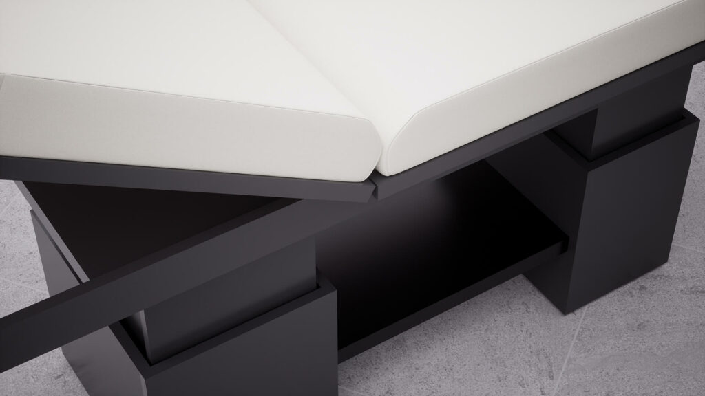 table-de-massage-tetra-genos-zoom-gris-anthracite
